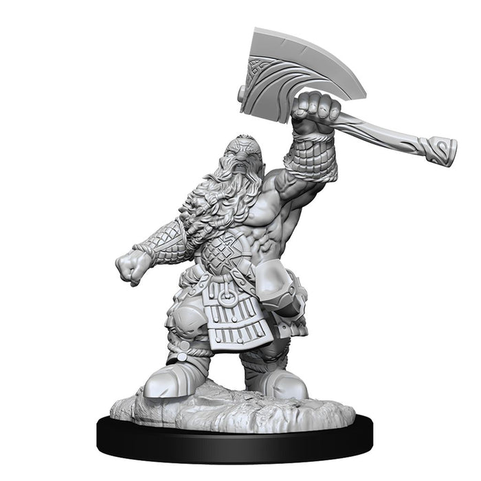 Wizkids Magic the Gathering Unpainted Minis Dwarf Fighter & Dwarf Cleric - Pastime Sports & Games