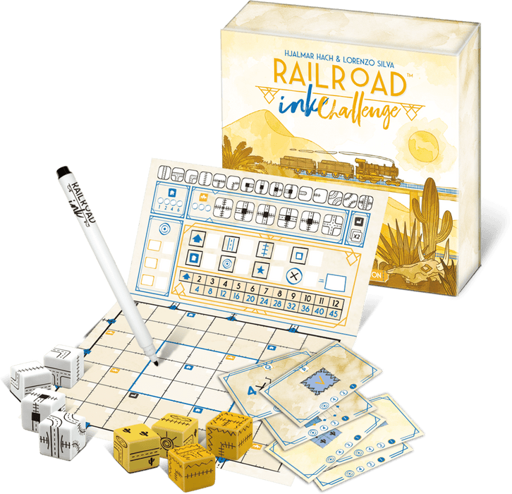 Railroad Ink Challenge Shining Yellow Edition - Pastime Sports & Games
