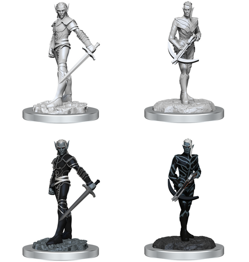 Dungeons & Dragons Nolzur’s Marvelous Miniatures Drow Fighters - Pastime Sports & Games