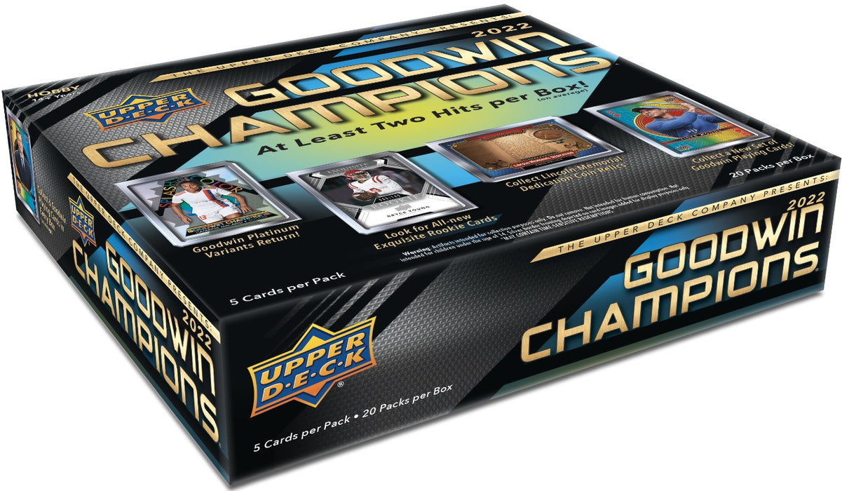 2022 Upper Deck Goodwin Champions Hobby - Pastime Sports & Games