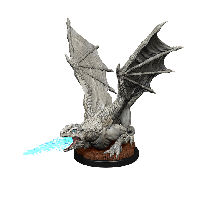 Dungeons & Dragons Nolzur’s Marvelous Miniatures White Dragons Wyrmling - Pastime Sports & Games
