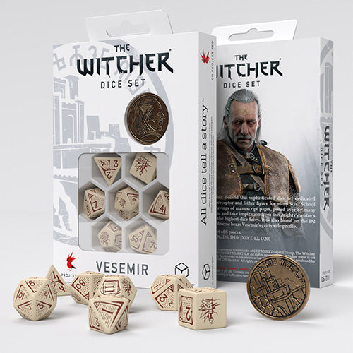 Witcher Dice Set Vesemir The Old Wolf - Pastime Sports & Games