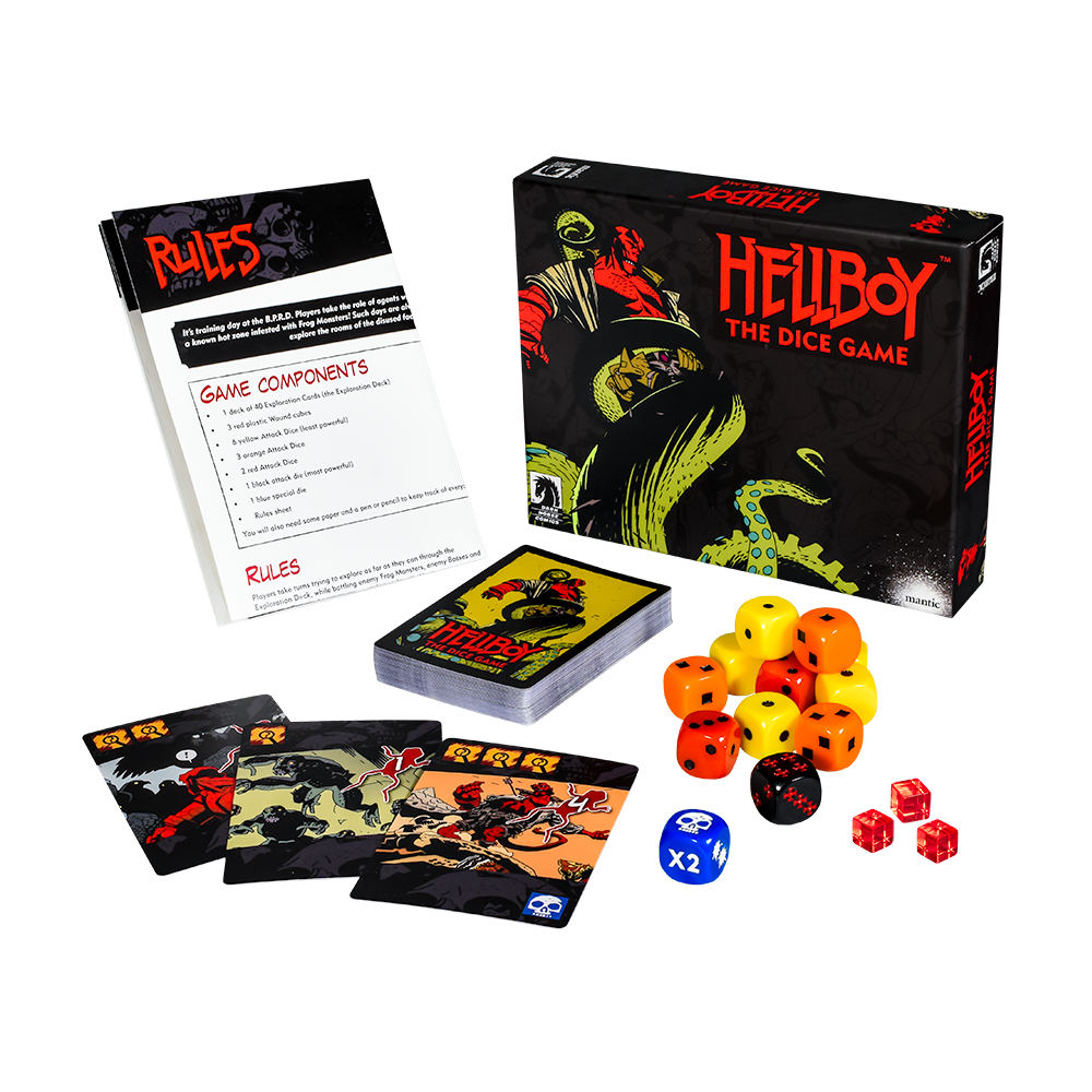 Hellboy The Dice Game - Pastime Sports & Games