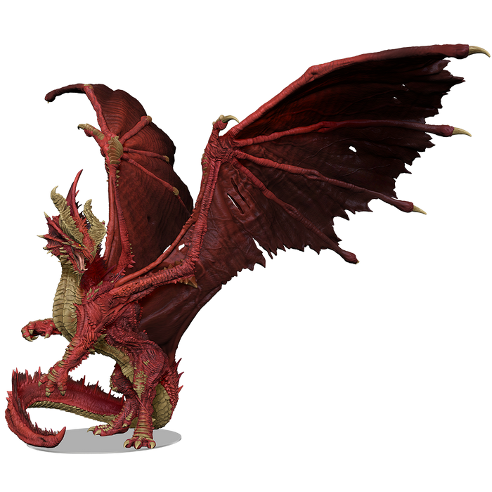 Dungeons & Dragons Unpainted Minis Gargantuan Red Dragon - Pastime Sports & Games