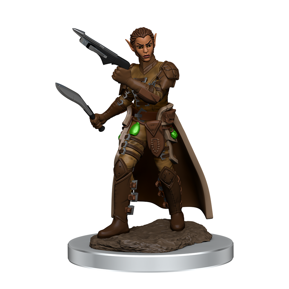 D&D Icons of the Realms Female Shifter Rogue Premium Painted Figure (93055) - Pastime Sports & Games