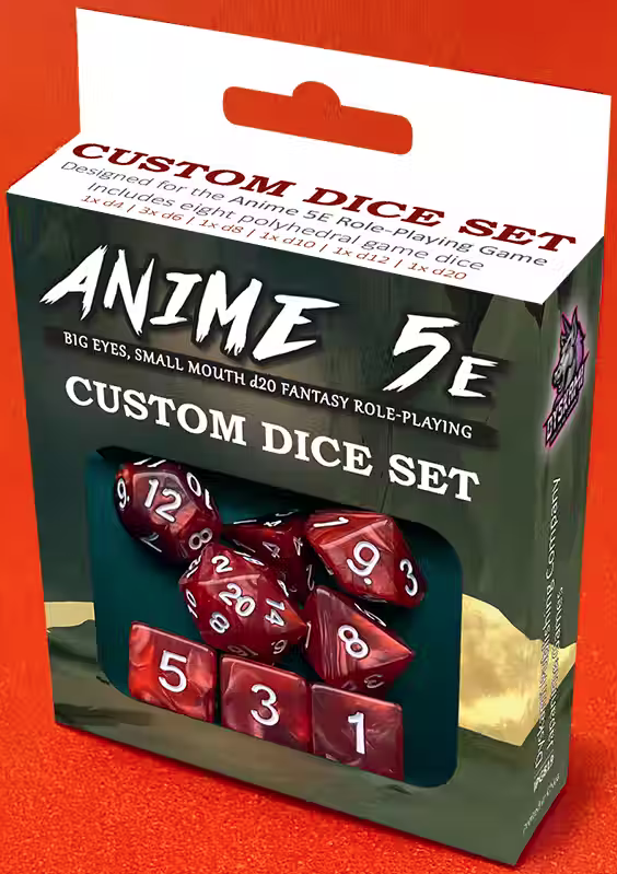 Anime 5E Dice Set - Pastime Sports & Games