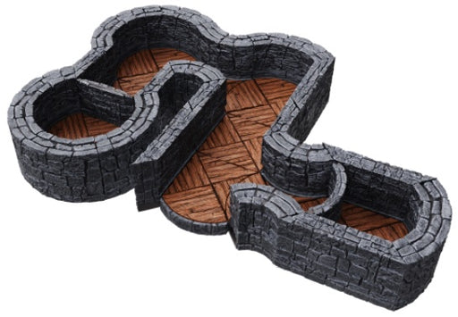 Warlock Tiles Dungeon Tiles 1" Angles & Curves Expansion - Pastime Sports & Games