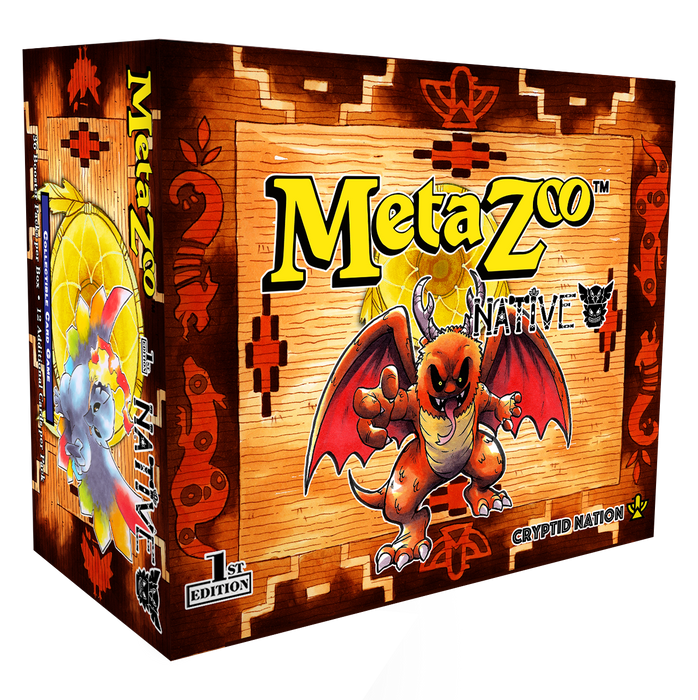 MetaZoo Native 1st Edition Booster Display - Pastime Sports & Games