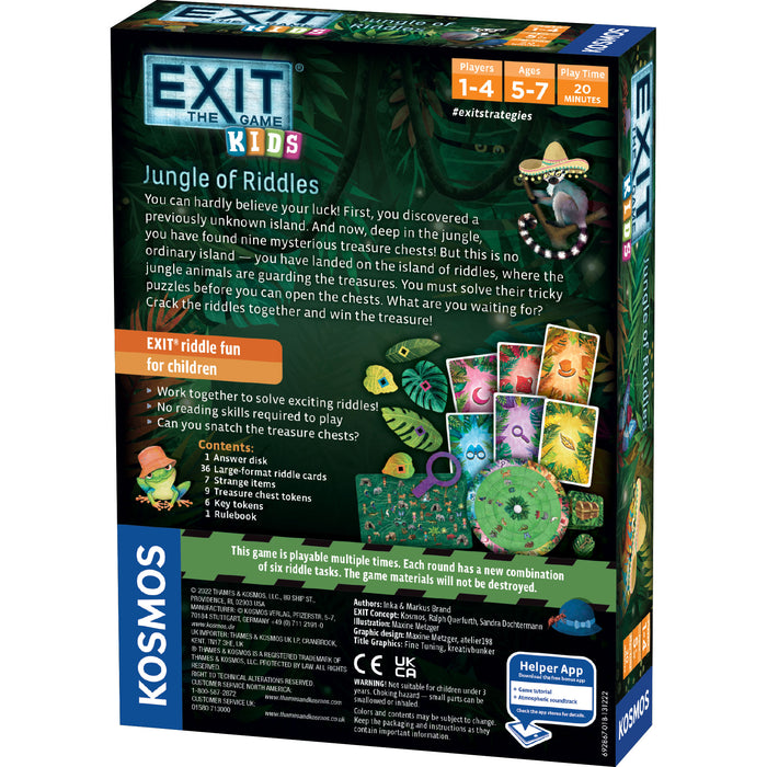 Exit Kids Jungle Of Riddles - Pastime Sports & Games