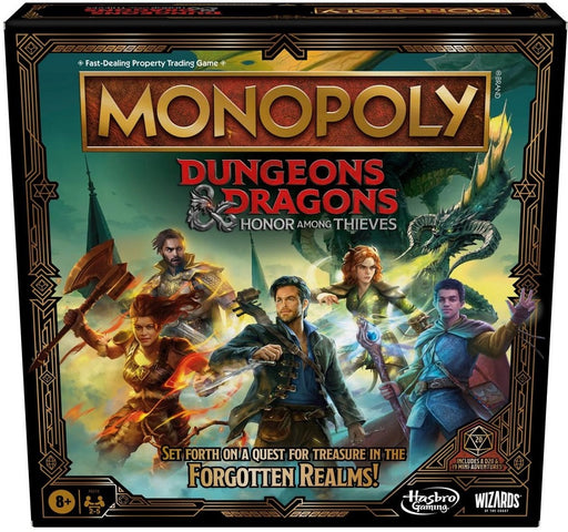 Monopoly Dungeons & Dragons Honor Among Thieves - Pastime Sports & Games