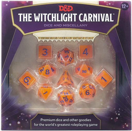D&D RPG Witchlight Carnival Dice Set - Pastime Sports & Games