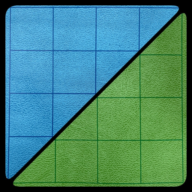 Megamat 1" Square Reversible 26"X23.5" Blue & Green Mat - Pastime Sports & Games