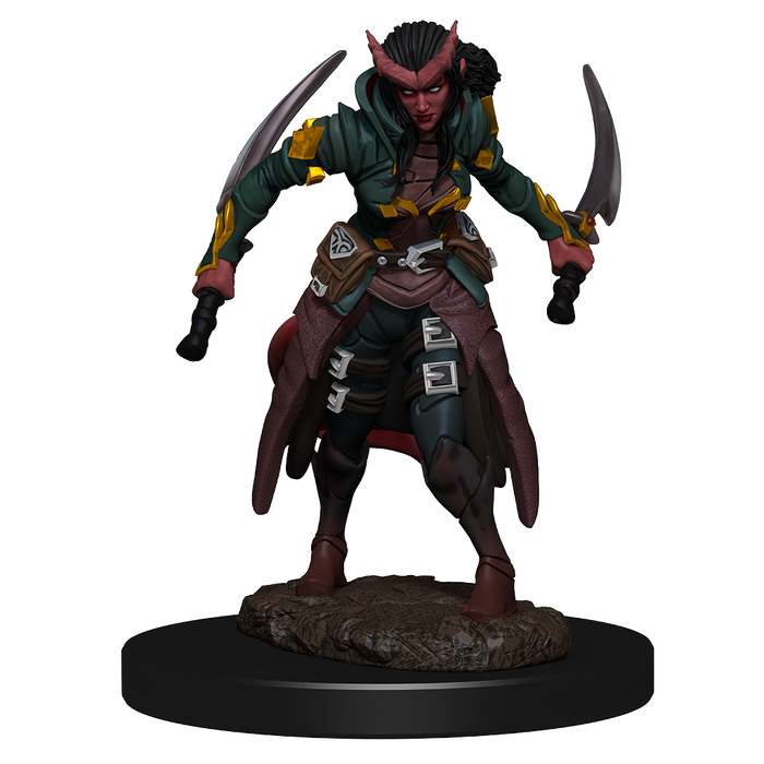D&D Icons O/T Realms Tiefling Rogue Female Prem Figure - Pastime Sports & Games