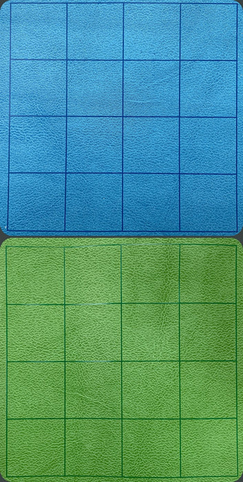 Megamat 1" Square Reversible 34.5"X48" Blue & Green Mat - Pastime Sports & Games