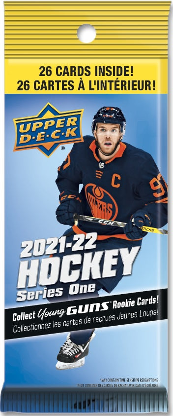 2021/22 Upper Deck Series 1 Hockey Fat Pack PRE ORDER - Pastime Sports & Games