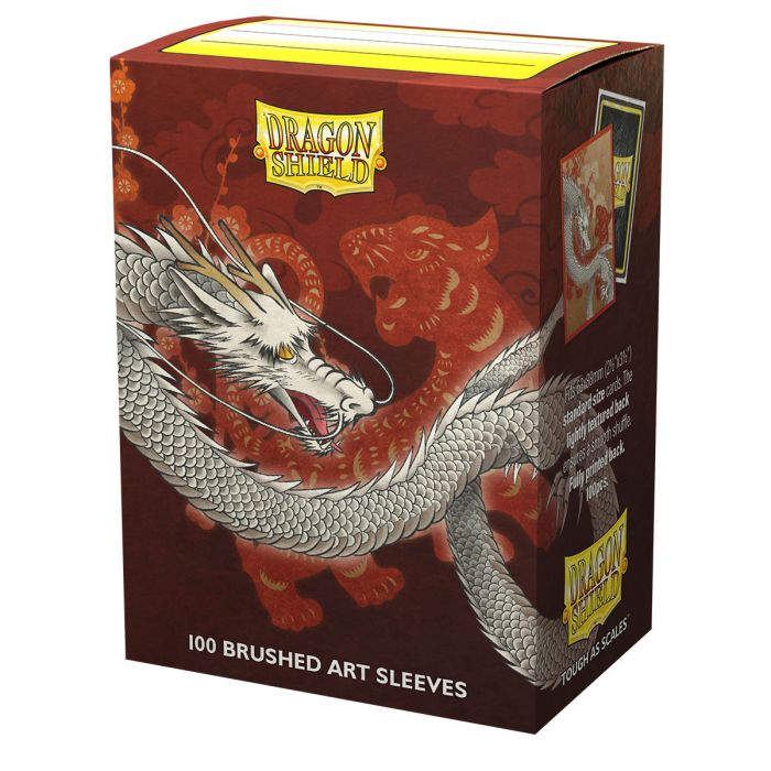 Dragon Shield Standard Size Brushed Art Sleeves Water Tiger 100ct - Pastime Sports & Games