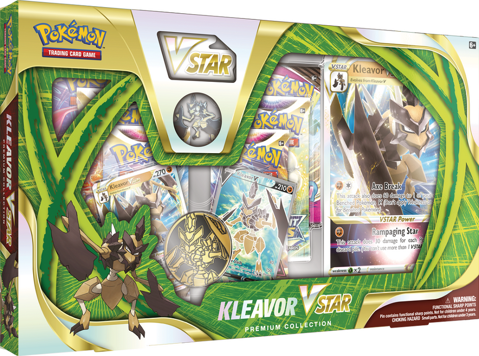 Pokemon Kleavor VStar Premium Collection - Pastime Sports & Games