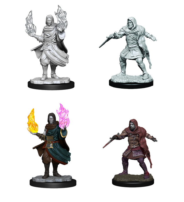 Critical Role Unpainted Minis WV1 Hollow One Rogue/Srcr Male - Pastime Sports & Games