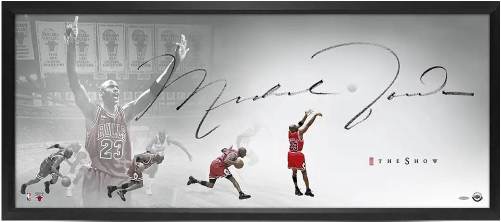 Michael Jordan Autographed The Show "The Last Shot" - Pastime Sports & Games