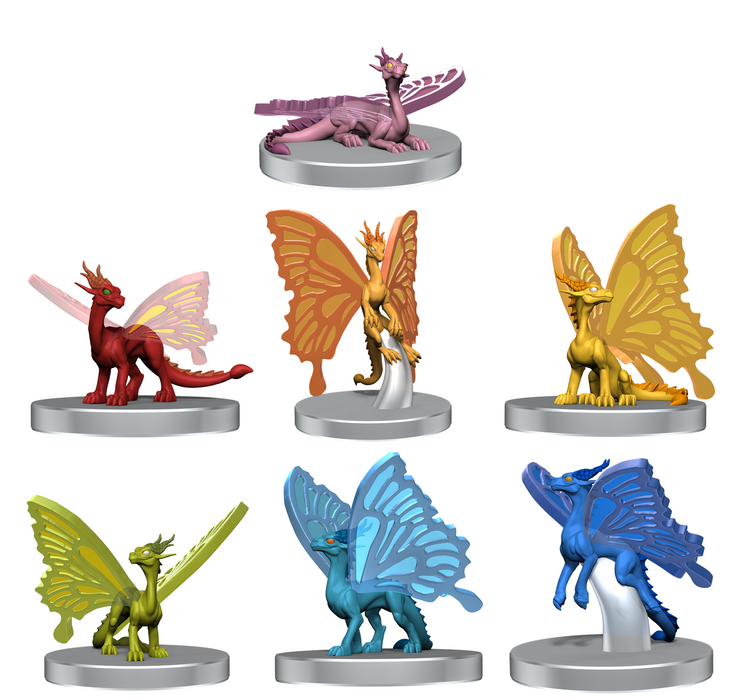 Dungeons & Dragons Icons Of The Realms Pride Of The Faerie Dragons - Pastime Sports & Games