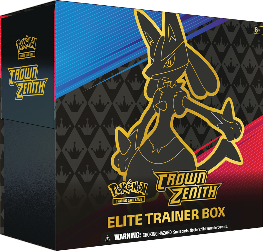 Pokemon Crown Zenith Elite Trainer Box PRE ORDER - Pastime Sports & Games