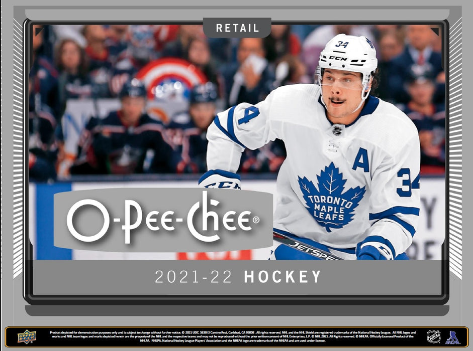 2021/22 Upper Deck O-Pee-Chee Hockey Retail - Pastime Sports & Games