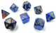 Lustrous 7-Die Set Azurite/Gold With Bonus Dice - Pastime Sports & Games