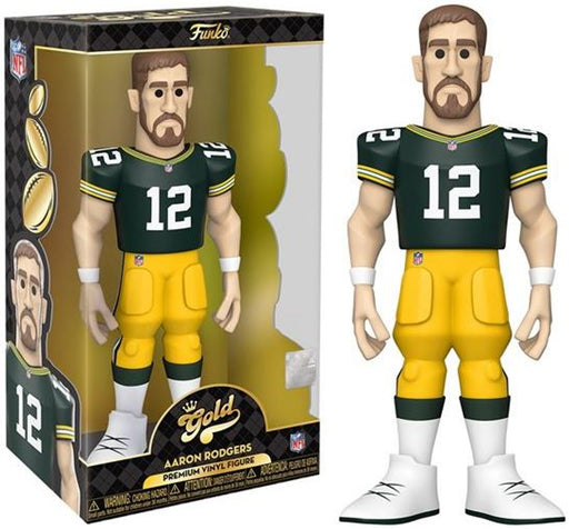Funko Gold Green Bay Packers Aaron Rodgers 12" Premium Vinyl Figure - Pastime Sports & Games
