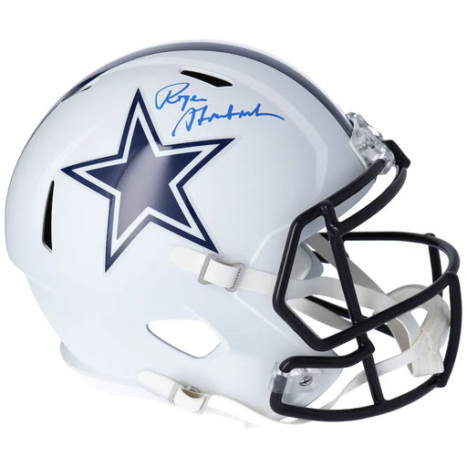 Roger Staubach Autographed Dallas Cowboys Alternate Revolution Speed Replica Helmet - Pastime Sports & Games
