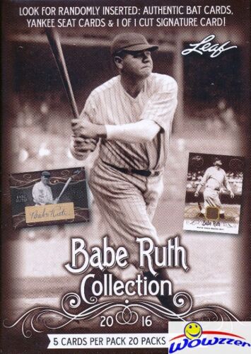 2016 Leaf Babe Ruth Collection Blaster Box - Pastime Sports & Games