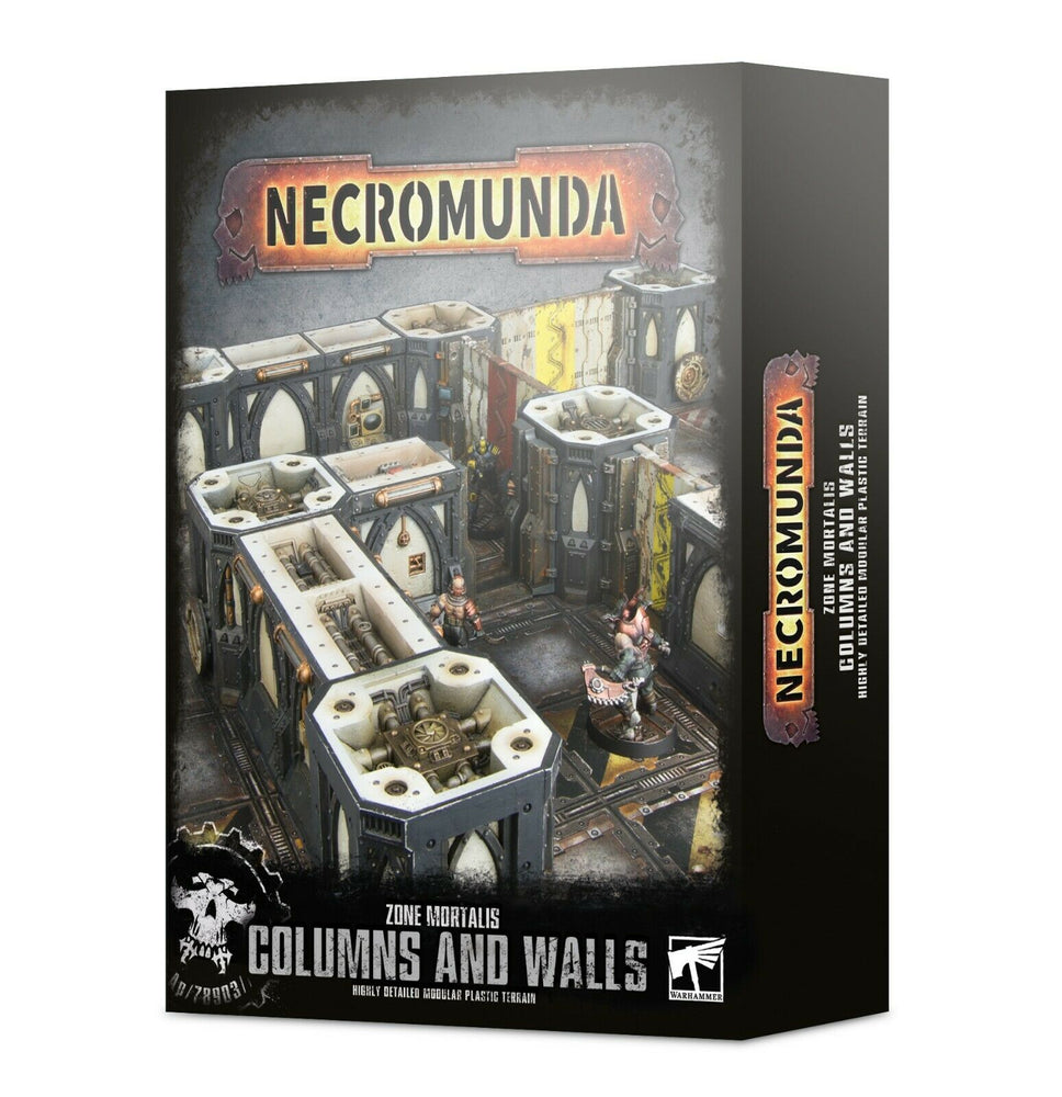 Necromunda Zone Mortalis Columns and Walls (300-48) - Pastime Sports & Games