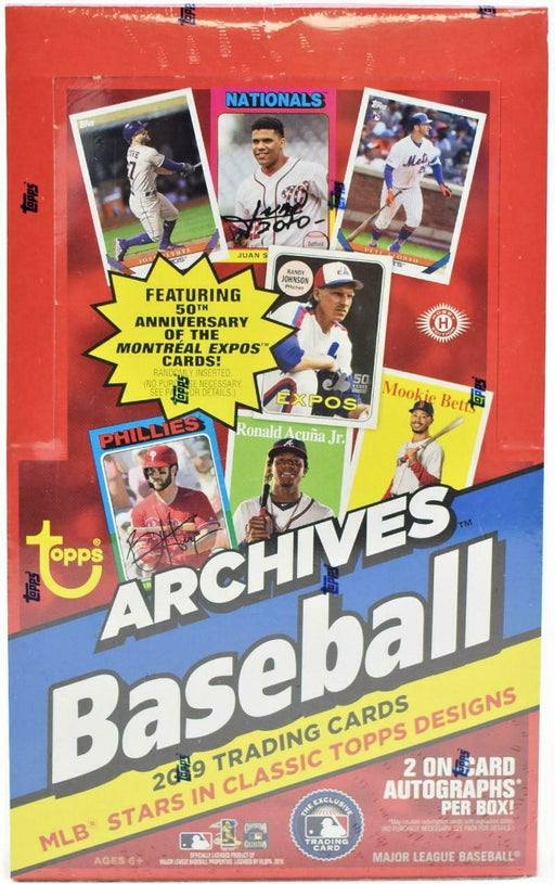 2019 Topps Archives Baseball Hobby - Pastime Sports & Games