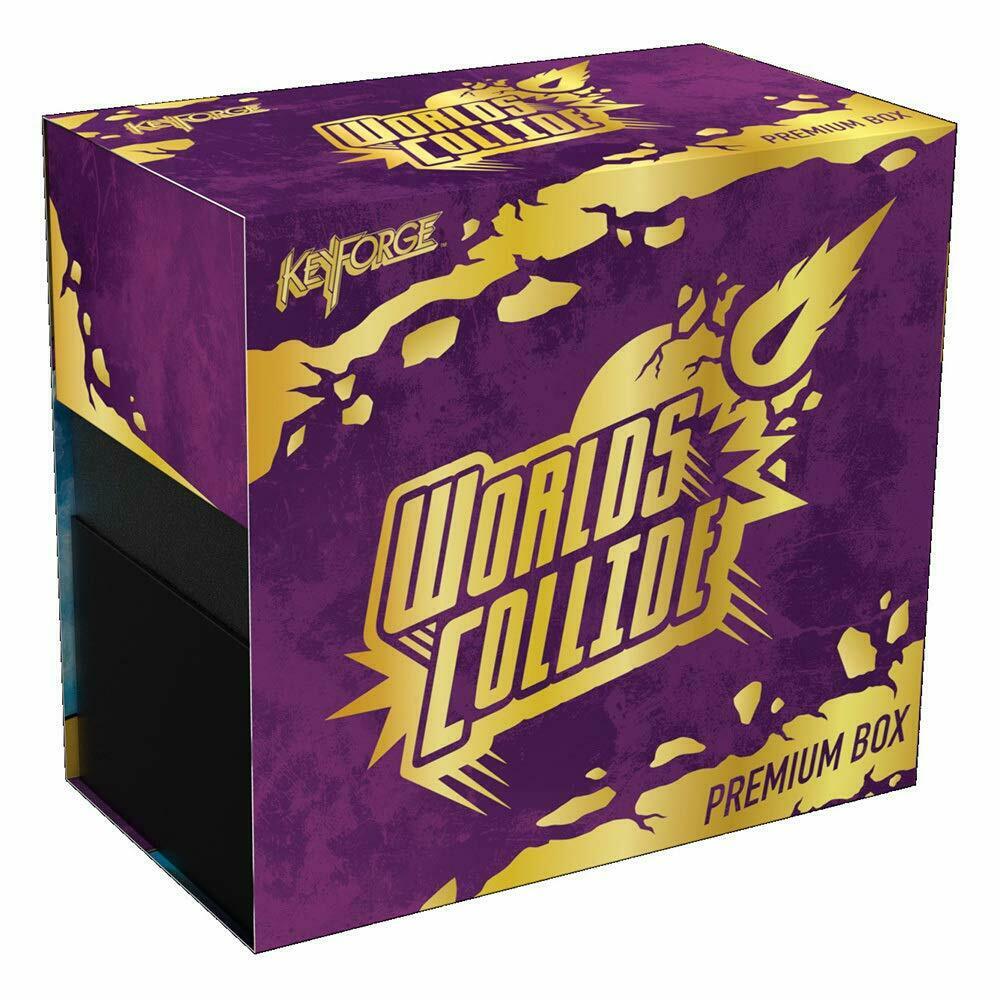 Keyforge Worlds Collide Premium Box - Pastime Sports & Games