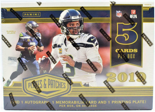 2019 Panini Plates & Patches Football Hobby - Pastime Sports & Games
