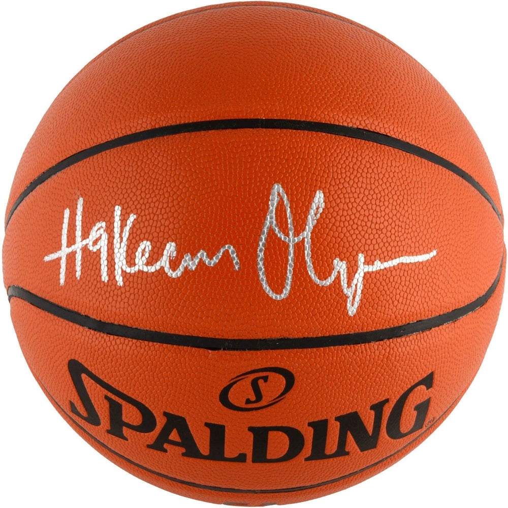Hakeem Olajuwon Autographed Basketball - Pastime Sports & Games