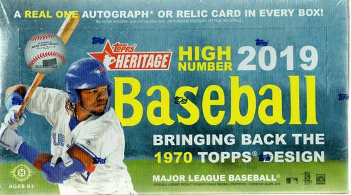 2019 Topps Heritage High Numbers Baseball Hobby - Pastime Sports & Games