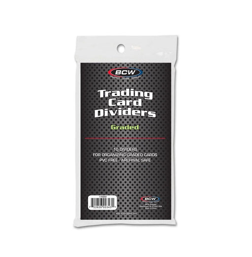 BCW Graded Trading Card Dividers - Pastime Sports & Games