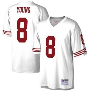 San Francisco 49ers Steve Young 1990 Mitchell & Ness White Football Jersey - Pastime Sports & Games