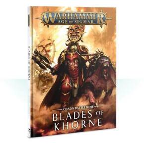 Warhammer Age Of Sigmar Chaos Battletome Blades Of Khorne (83-01-60) - Pastime Sports & Games