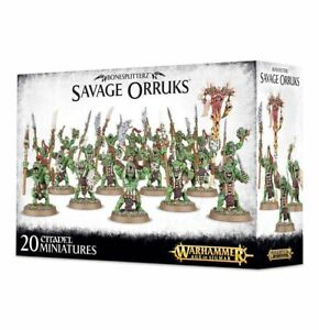 Warhammer Age of Sigmar Bonesplitterz Savage Orruks (89-19) - Pastime Sports & Games