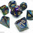 Chessex 7pc RPG Dice Set Lustrous Shadow/Gold CHX27499 - Pastime Sports & Games