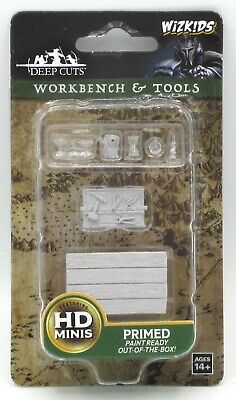 Wizkids Deep Cuts Miniatures Workbench and Tools (73369) - Pastime Sports & Games