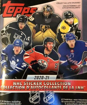 2020/21 Topps Stickers Book/Album NHL Hockey - Pastime Sports & Games