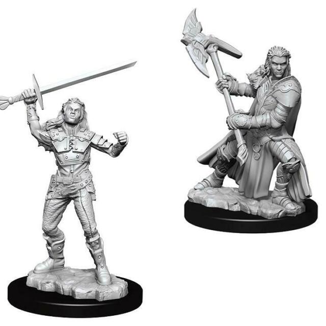 Dungeons & Dragons Nolzur's Marvelous Miniatures Half-Orc Fighter - Pastime Sports & Games