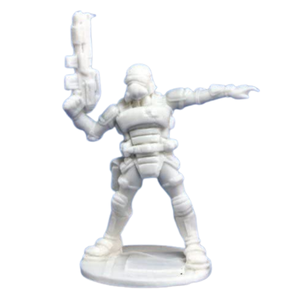 Figurina Bones Reaper - Sergente Bones Reaper (NOVA CORP) 45mm Per Giochi Di Ruolo