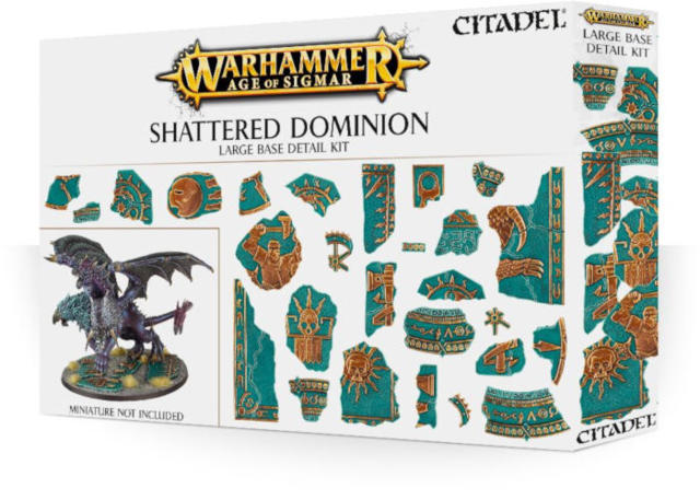 Warhammer Age Of Sigmar Citadel Shattered Dominion Bases - Pastime Sports & Games