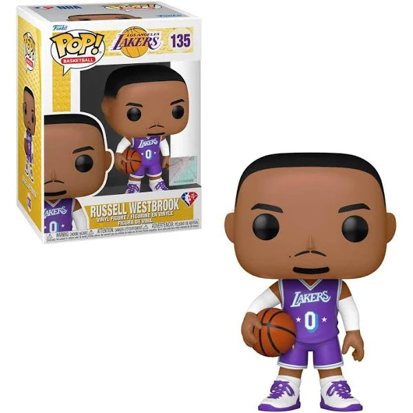Funko Pop Basketball Los Angeles Russell Westbrook 135 Pastime