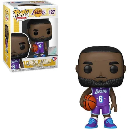 Funko Pop! Basketball Los Angeles Lakers LeBron James #127 - Pastime Sports & Games