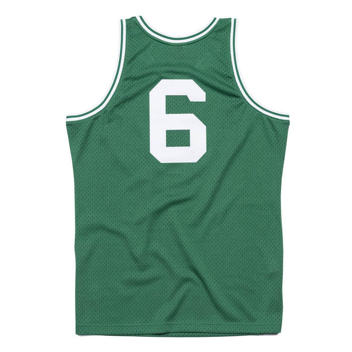 Boston Celtics Bill Russel 1962-63 Mitchell & Ness Green Basketball Jersey - Pastime Sports & Games