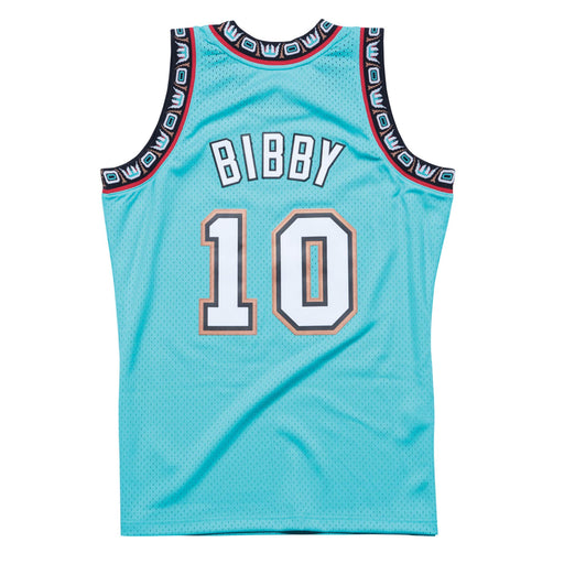 Vancouver Grizzlies Mike Bibby 1998-99 Mitchell & Ness Teal Basketball Jersey - Pastime Sports & Games